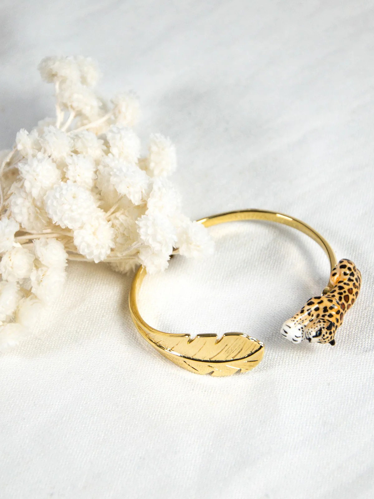 Bracelet FaceToFace léopard et palme - Image 4