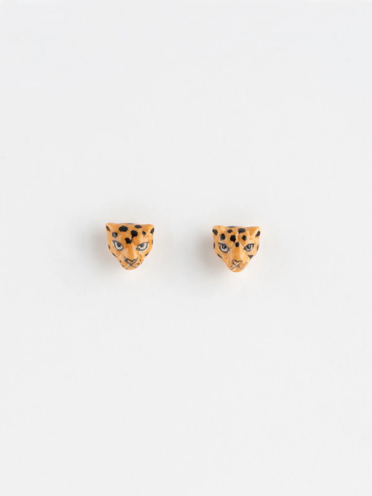 Boucles d'oreilles puces - Léopard - Image 3