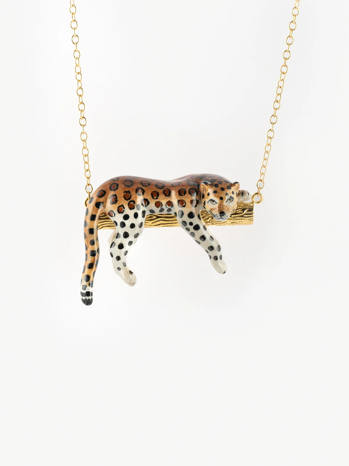 Collier léopard sur branche - Image 2