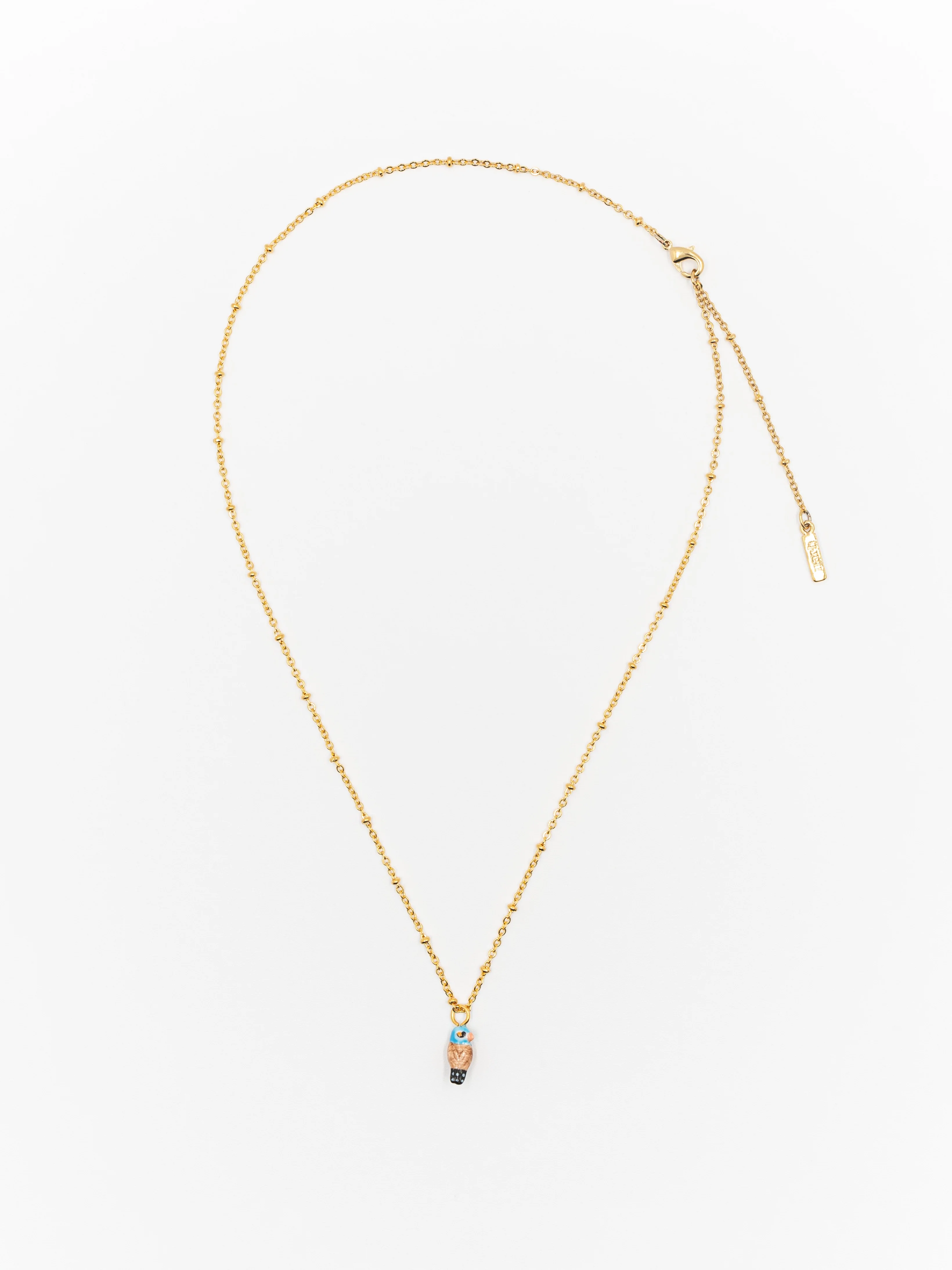 Collier oiseau bleu - Image 4