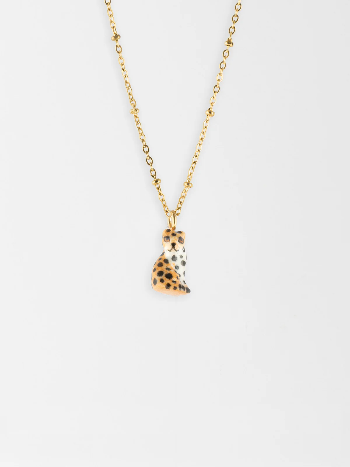 Collier léopard assis - Image 3