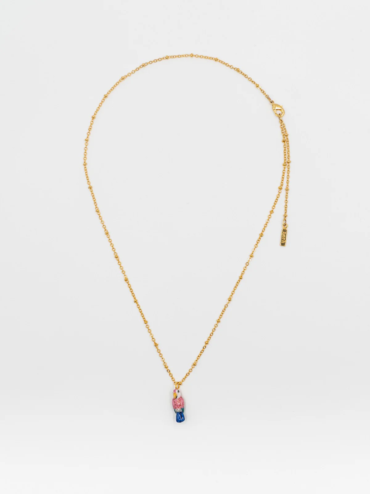Collier perroquet rose - Image 4