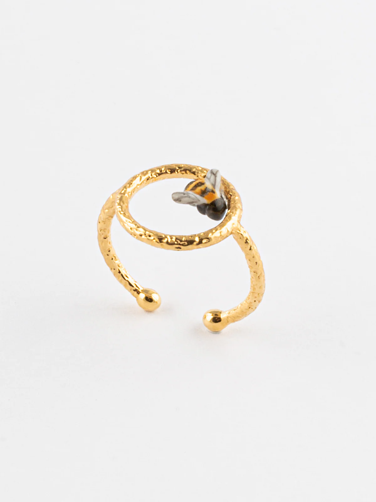 Bague cercle abeille