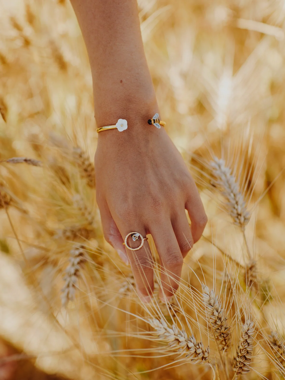 Bague cercle abeille - Image 2