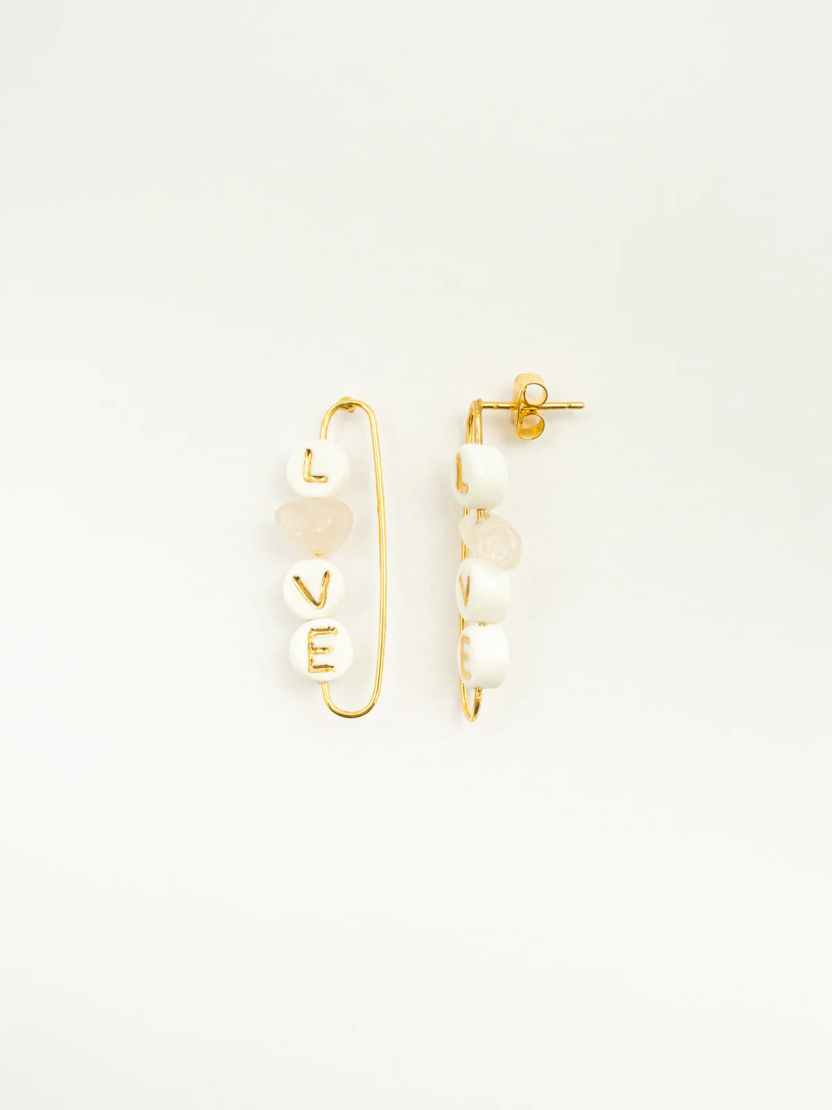 Boucles d'oreilles LOVE - Des mots d'amour