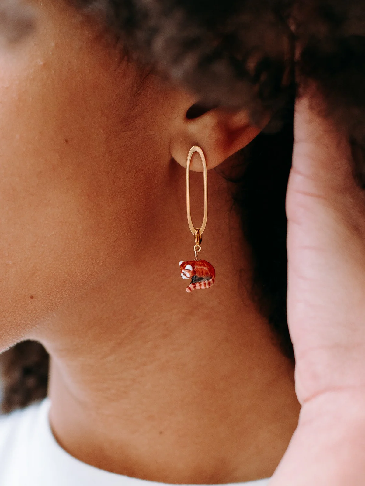 Boucles d'oreilles ovales personnalisables - Mix and Match - Image 3