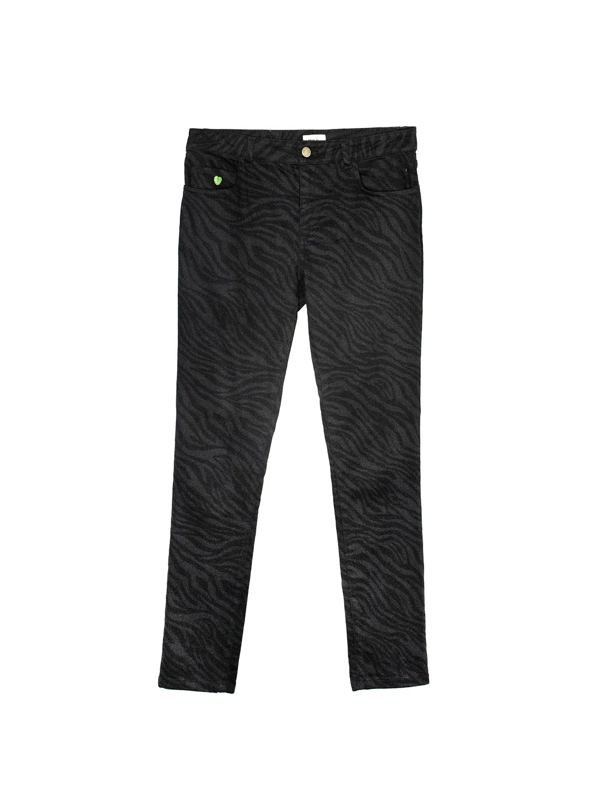 Jean noir effet zèbre - Image 6