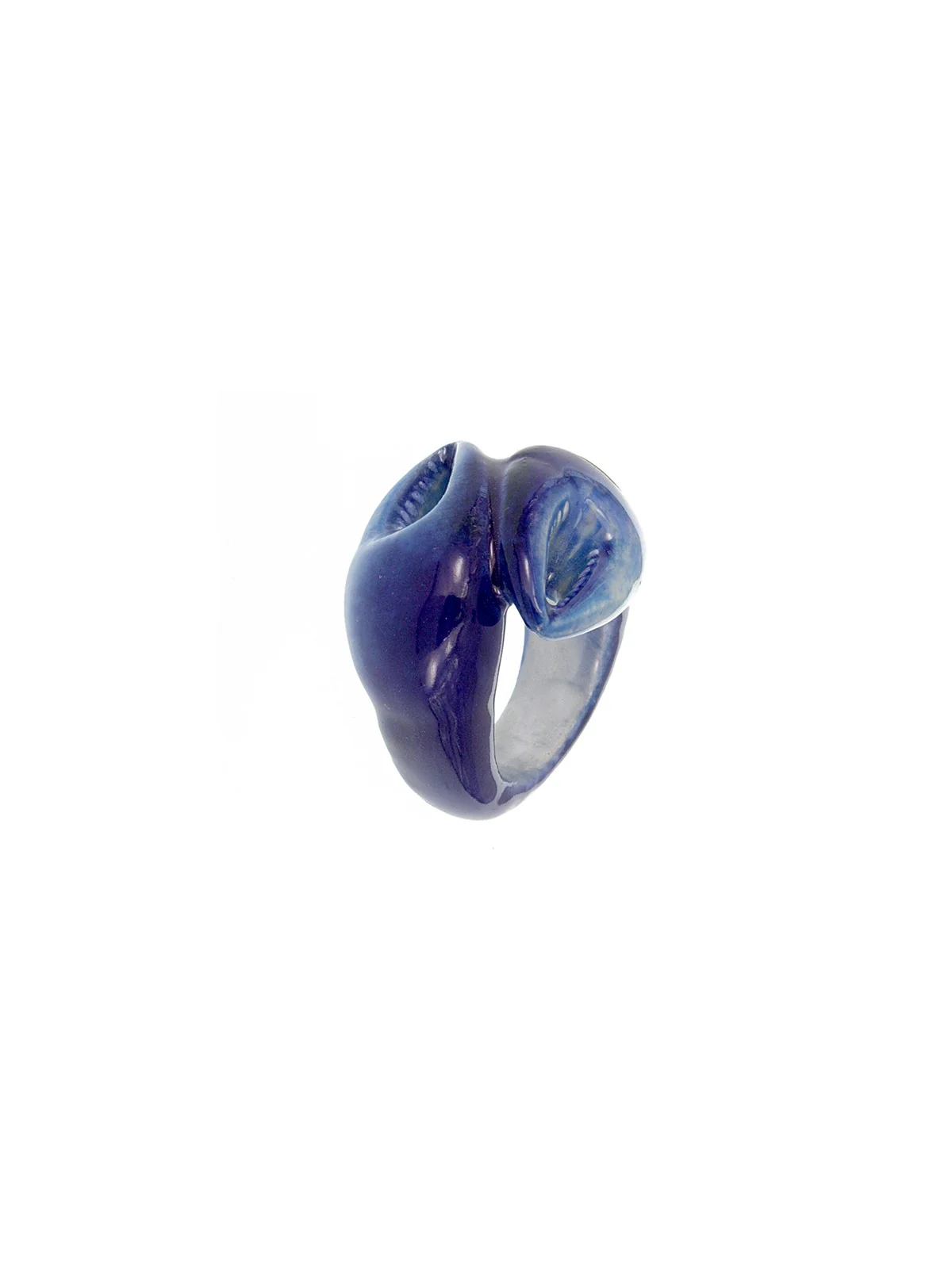 Bague homard bleu - Image 3