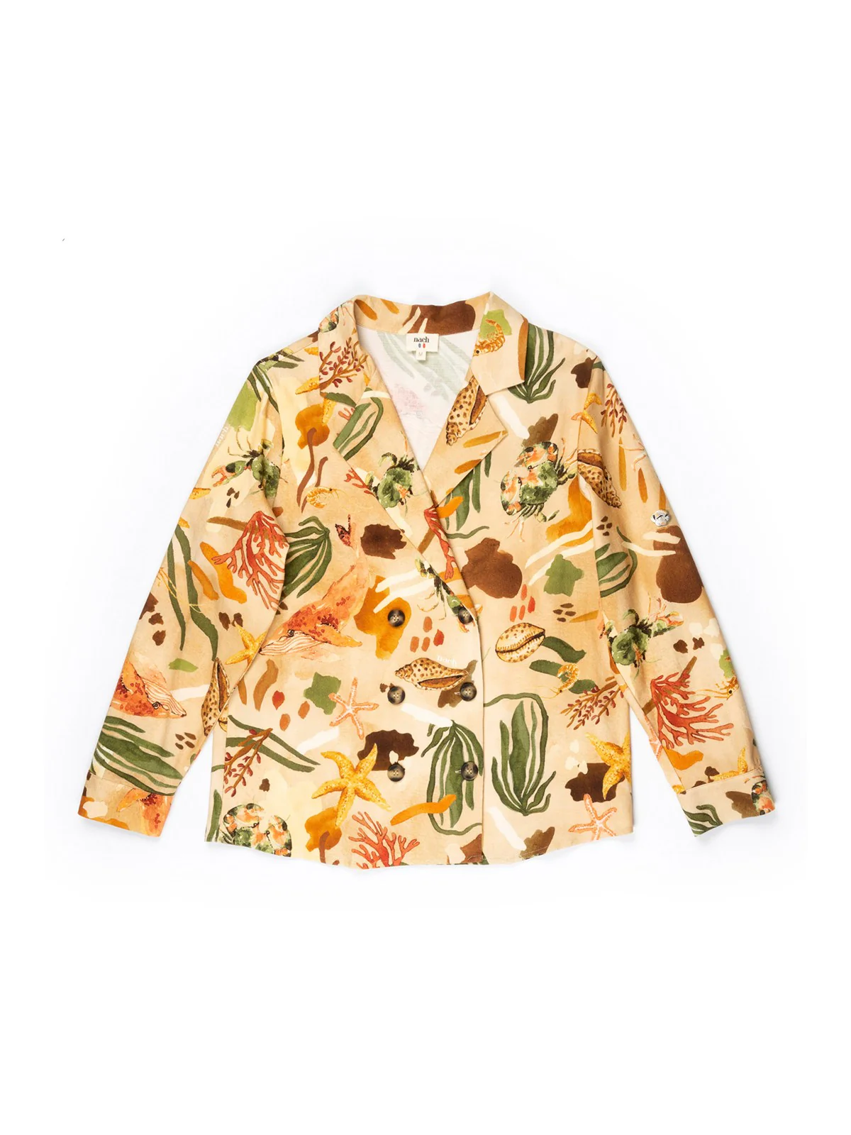 Chemise croisée - Terre - Image 4