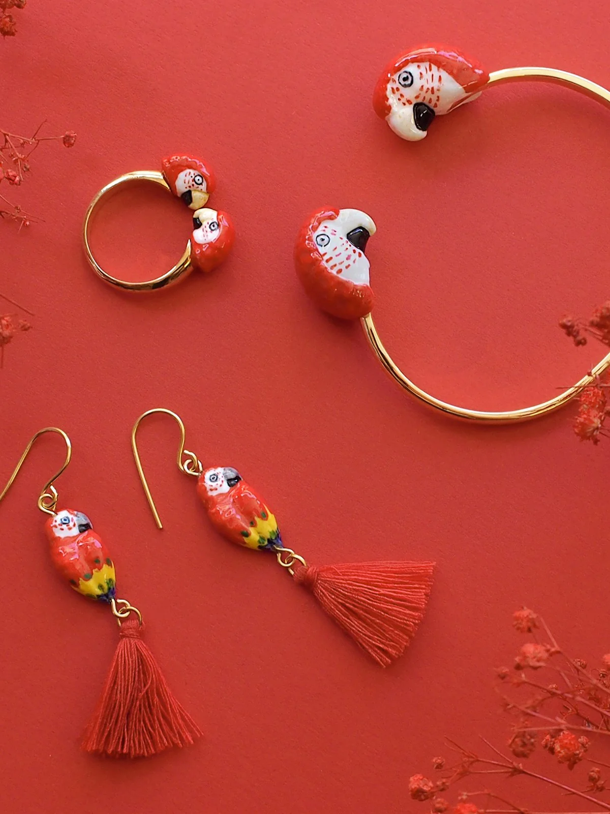 Bracelet FaceToFace perroquet rouge - Image 2