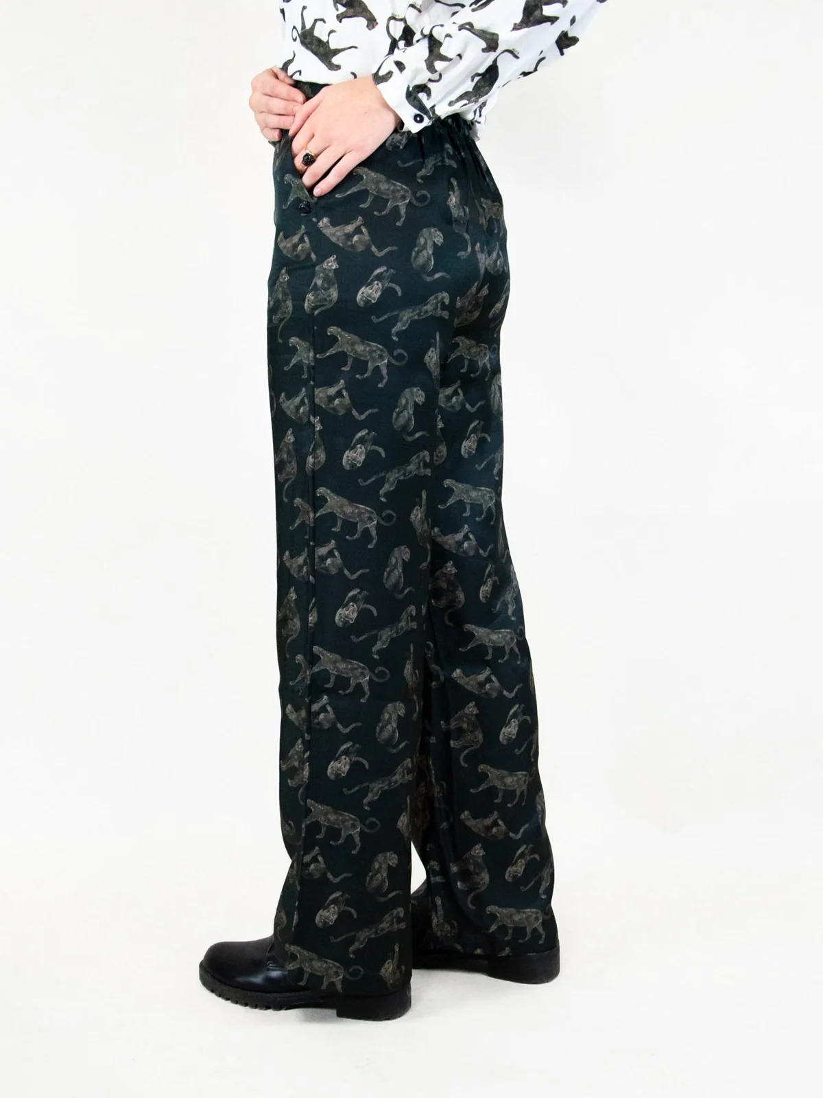 Pantalon noir - Noir Sauvage - Image 4