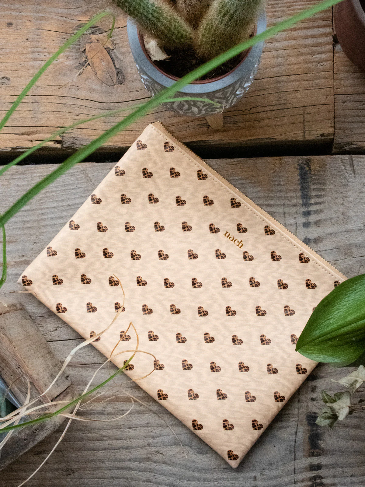 Pochette cœurs léopard - Image 4
