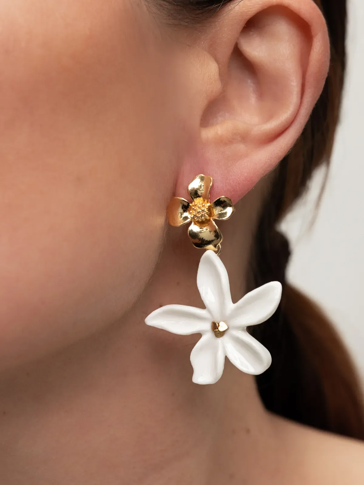 Boucles d'oreilles jasmin - Jasmin et moi - Image 2