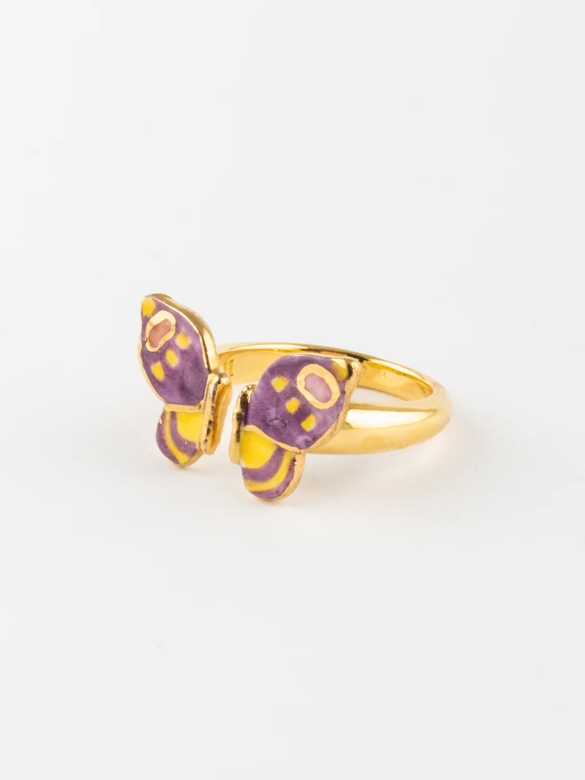 Bague FaceToFace papillon violet - Image 3