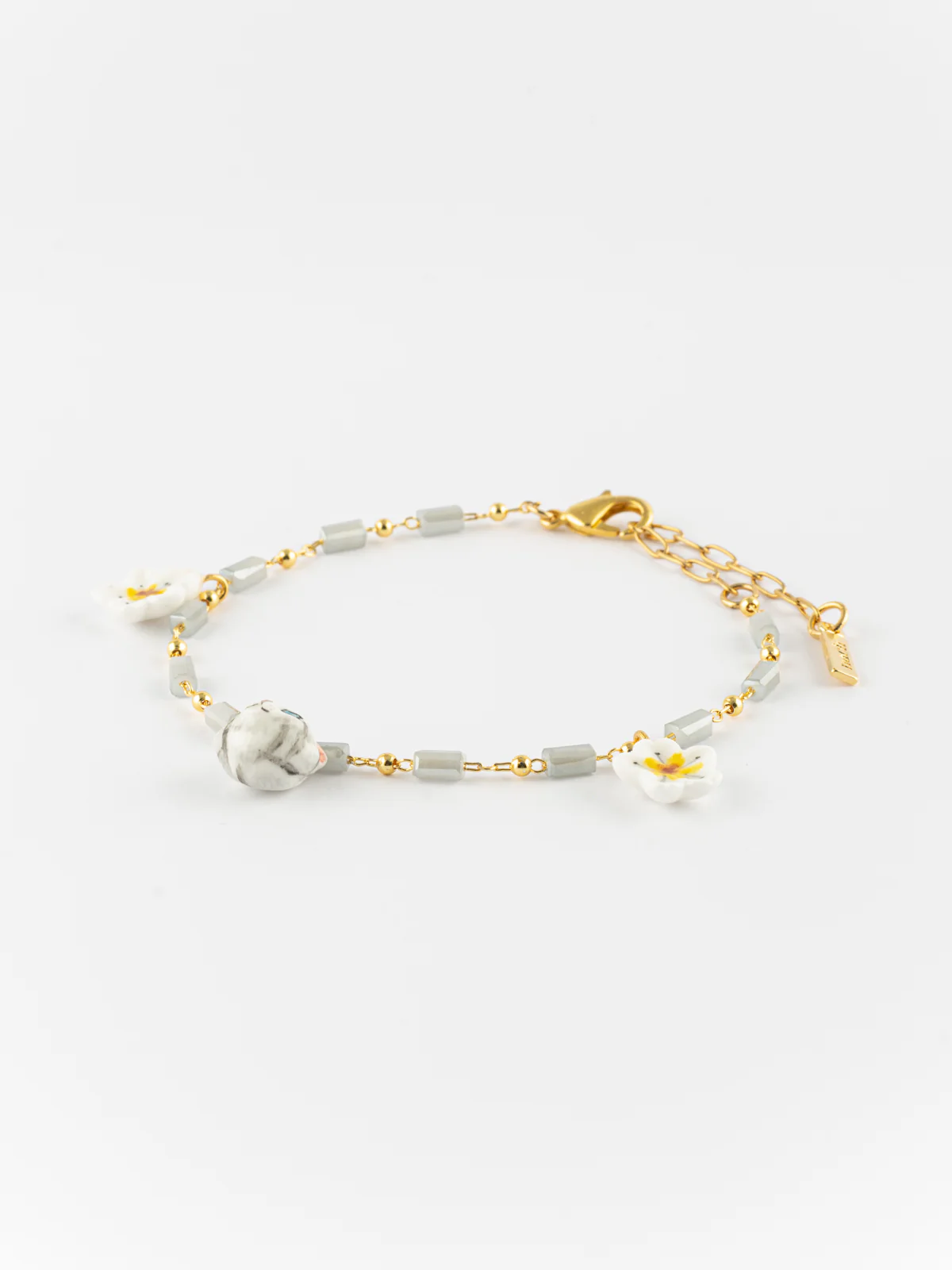 Bracelet fleur de poirier et chaton tabby - Image 6