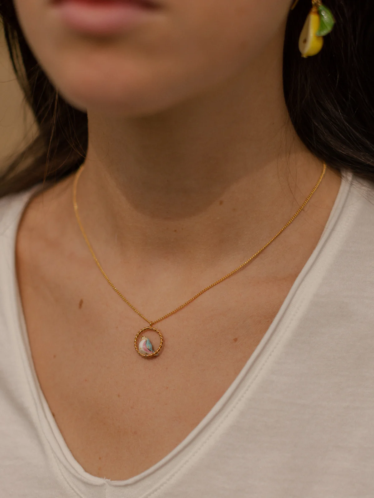 Collier oiseau Le temps des récoltes - Image 2
