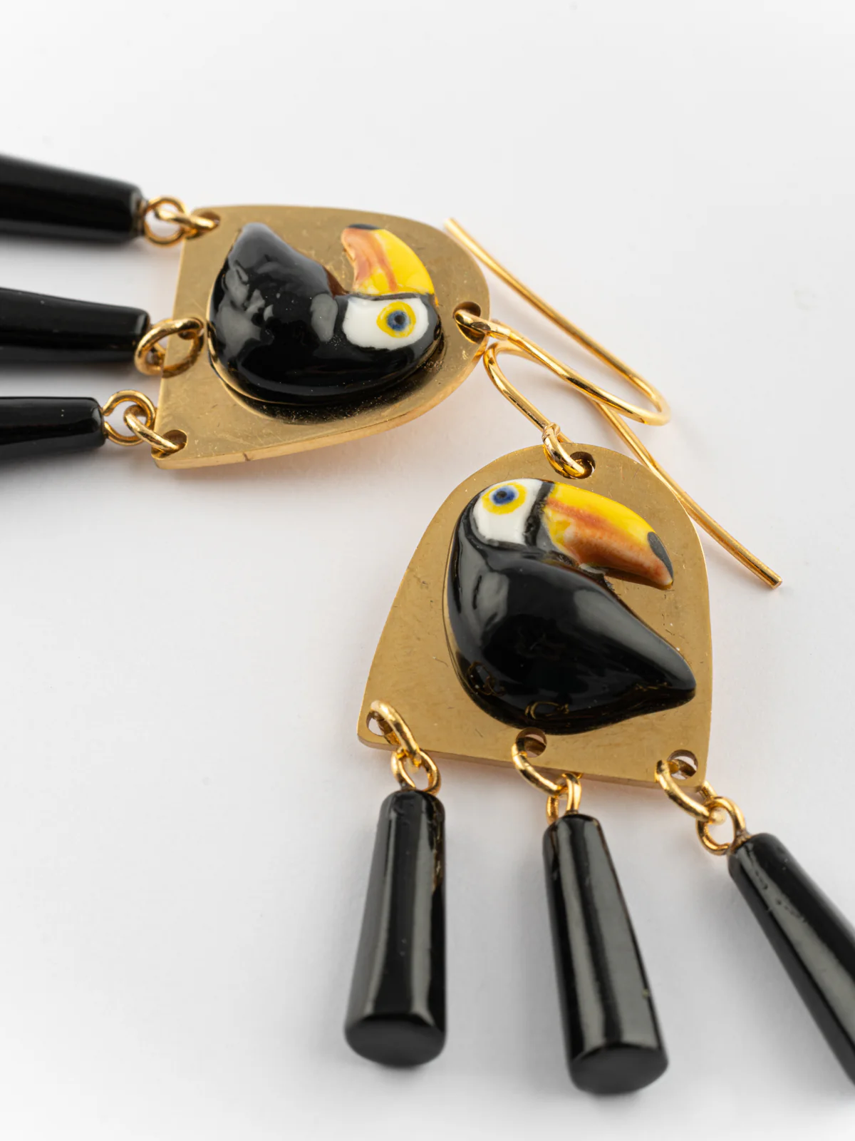 Boucles d'oreilles toucan graphique - Image 5