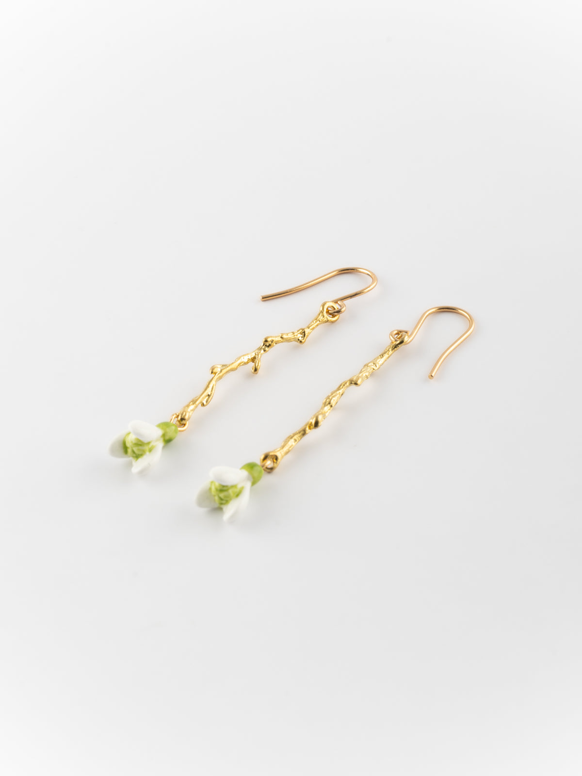Boucles d'oreilles perce-neige - Etincelle