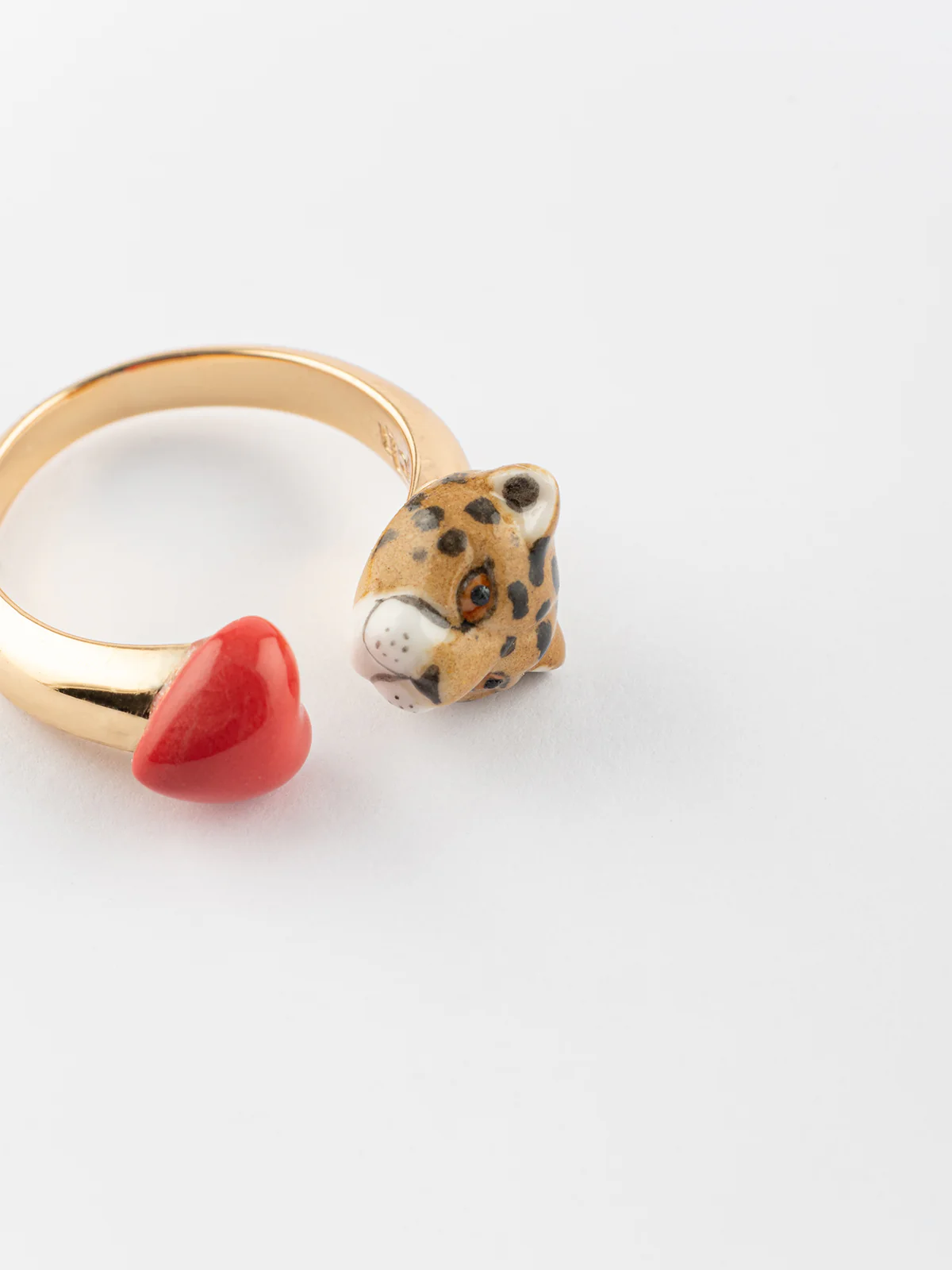 Bague FaceToFace cœur et guépard - Premier amour - Image 6
