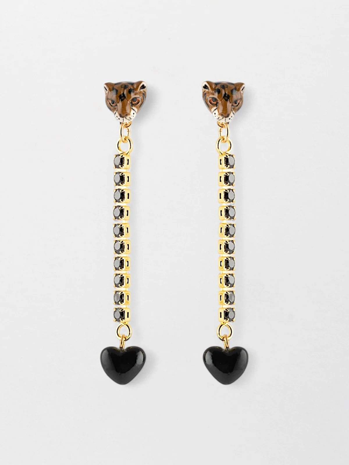 Boucles d'oreilles strass - Premier amour