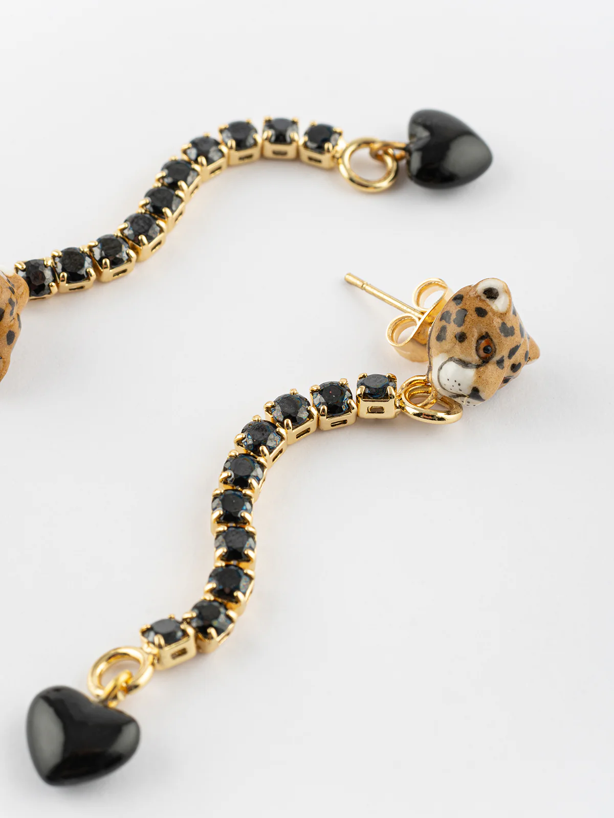 Boucles d'oreilles strass - Premier amour - Image 4