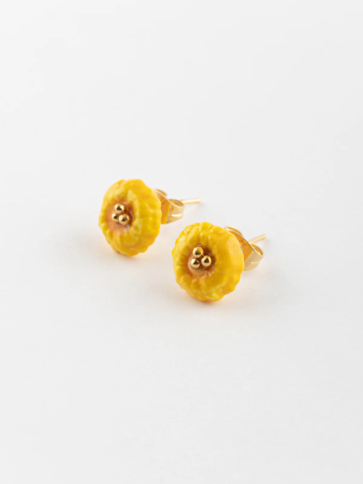Boucles d'oreilles puces - Pissenlit