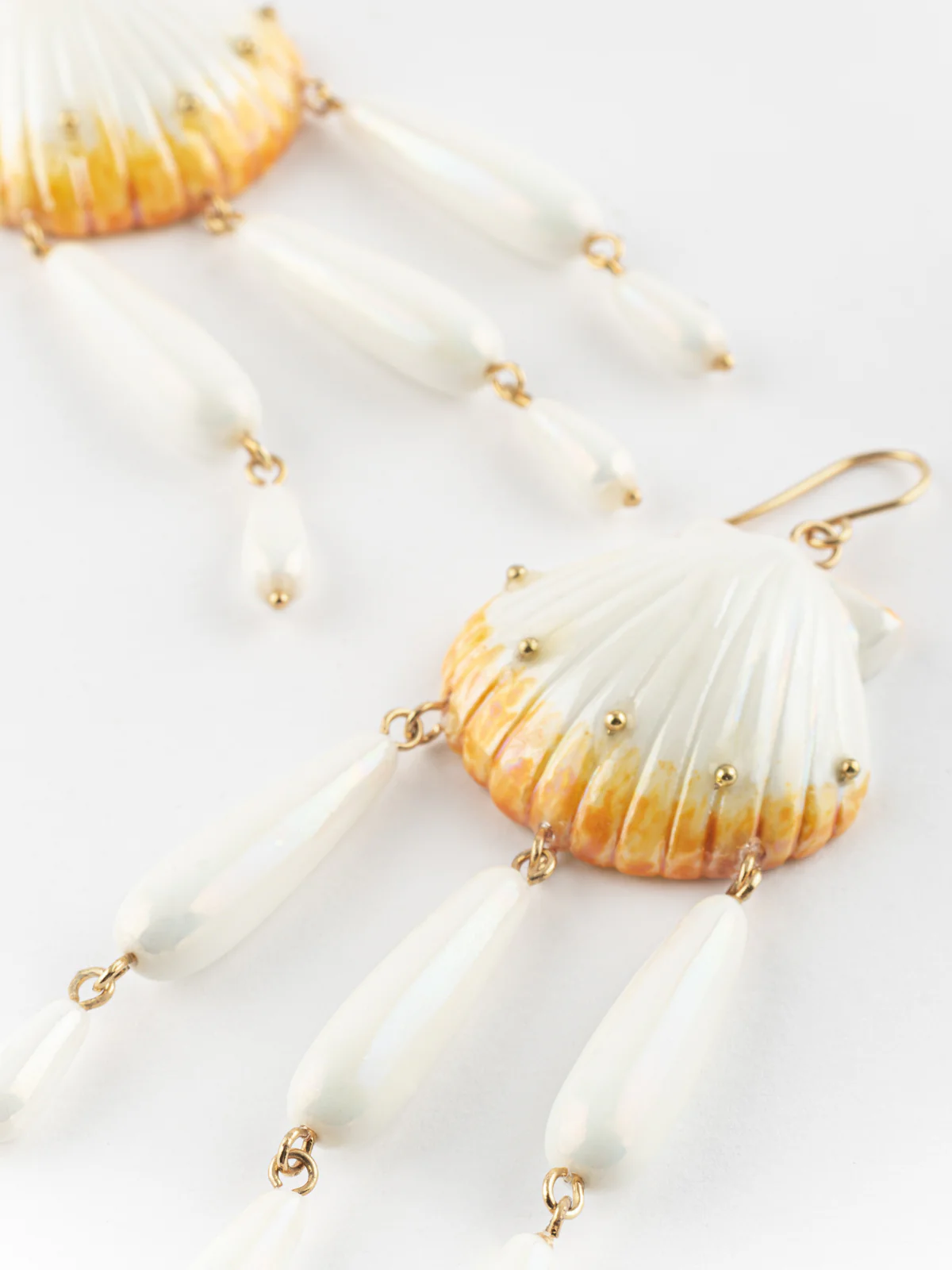 Boucles d'oreilles coquillage & gouttes - Image 6