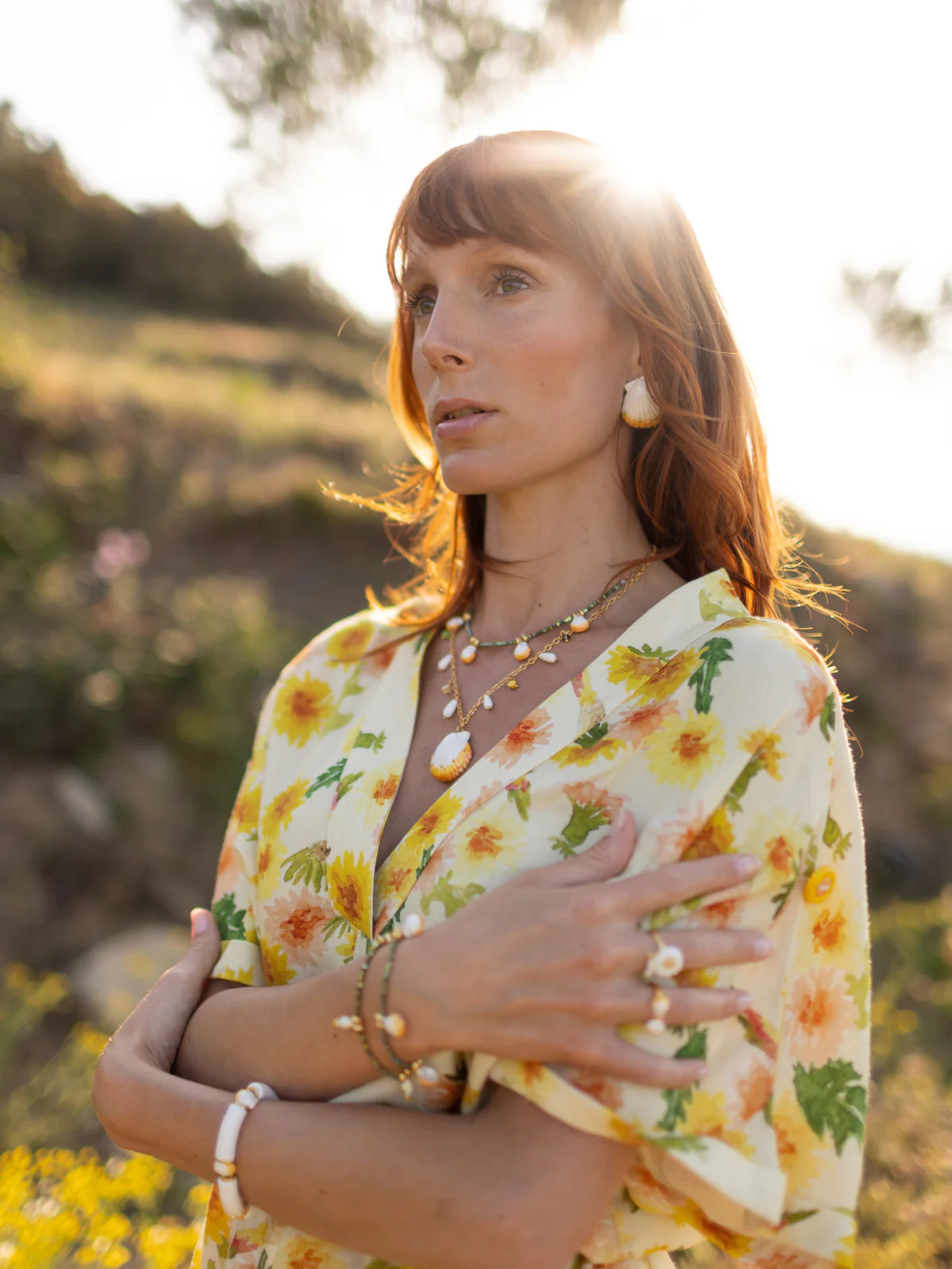 Collier coquillage & pampilles - Image 3