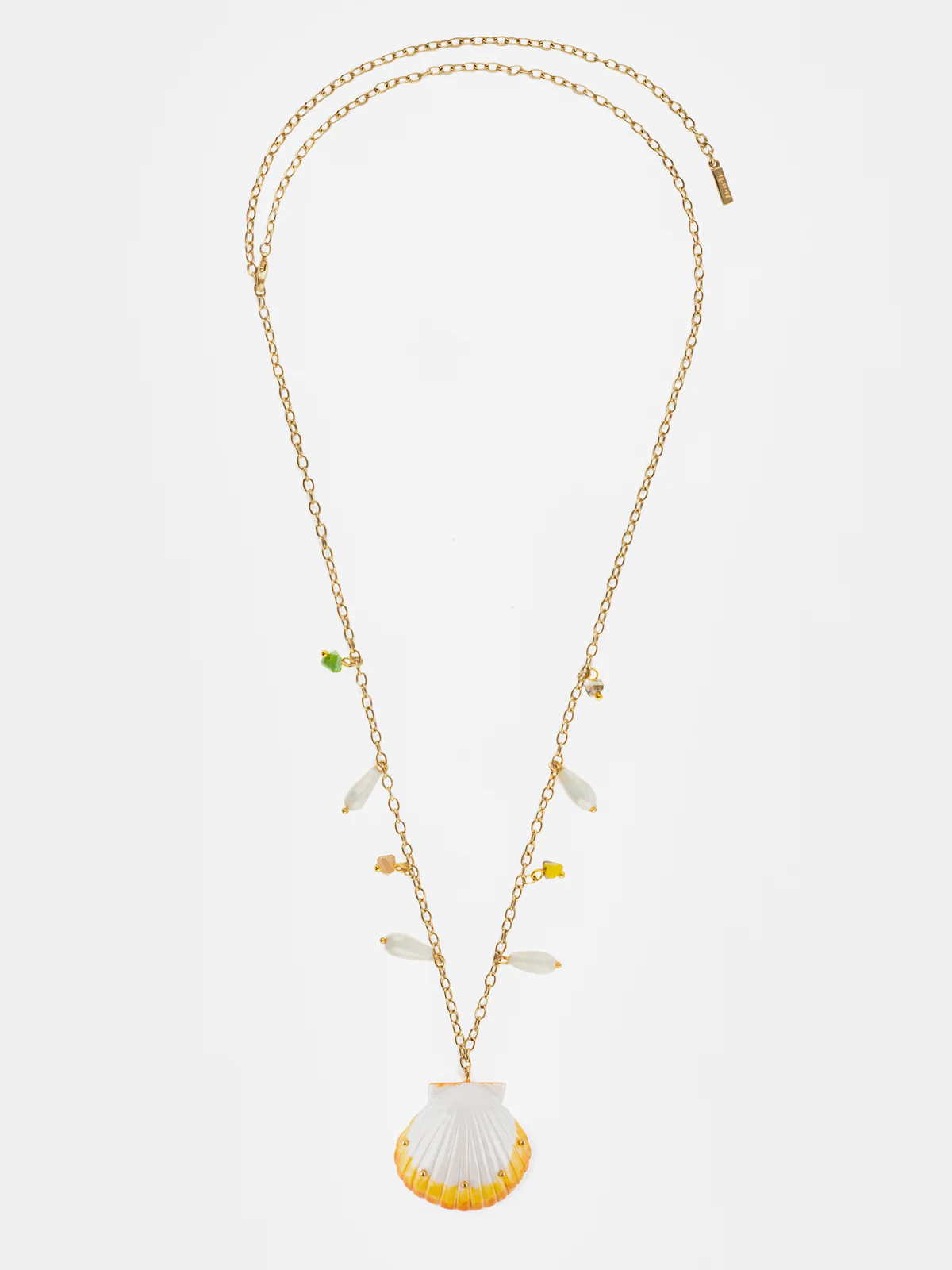 Collier coquillage & pampilles - Image 5