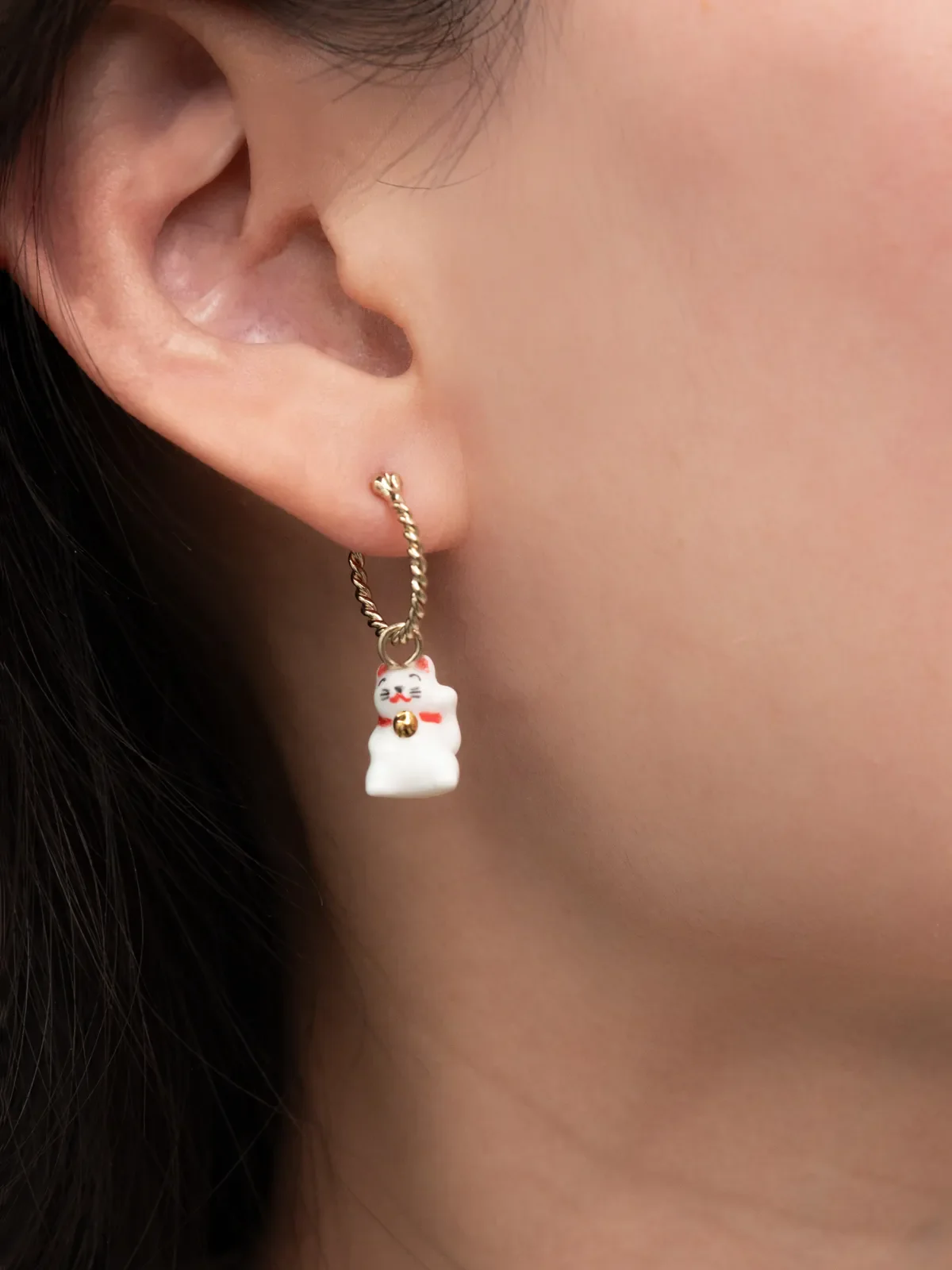 Mini créole Maneki neko - Vendue à l'unité - Lucky you - Image 2