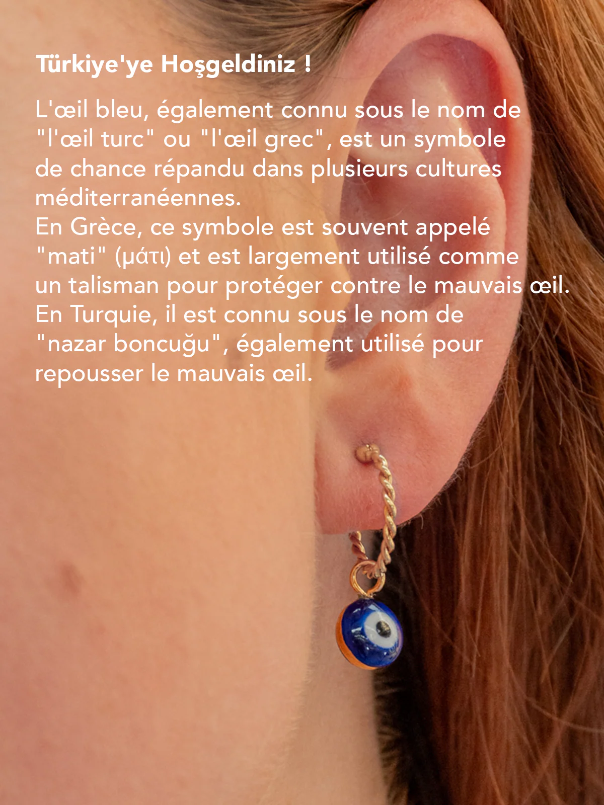 Bracelet oeil bleu - Lucky you - Image 4