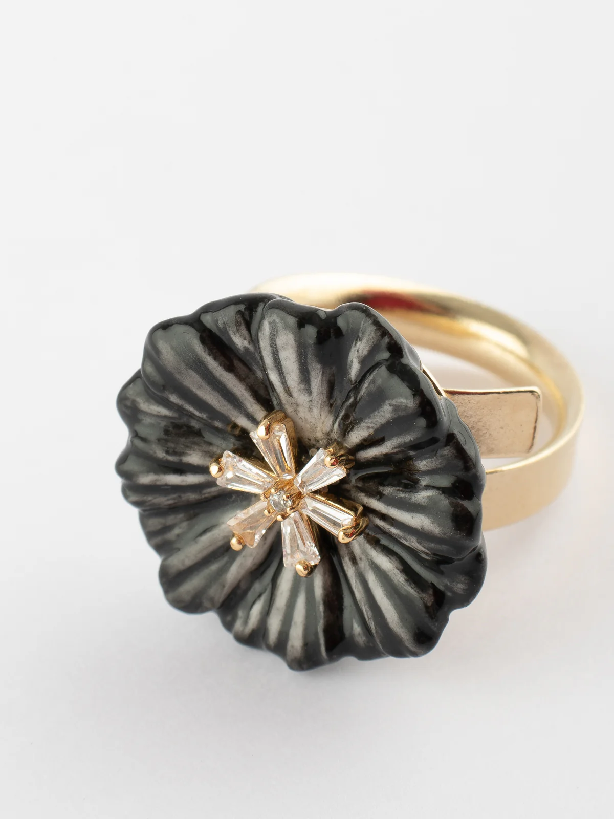 Bague chardon noir - Image 4