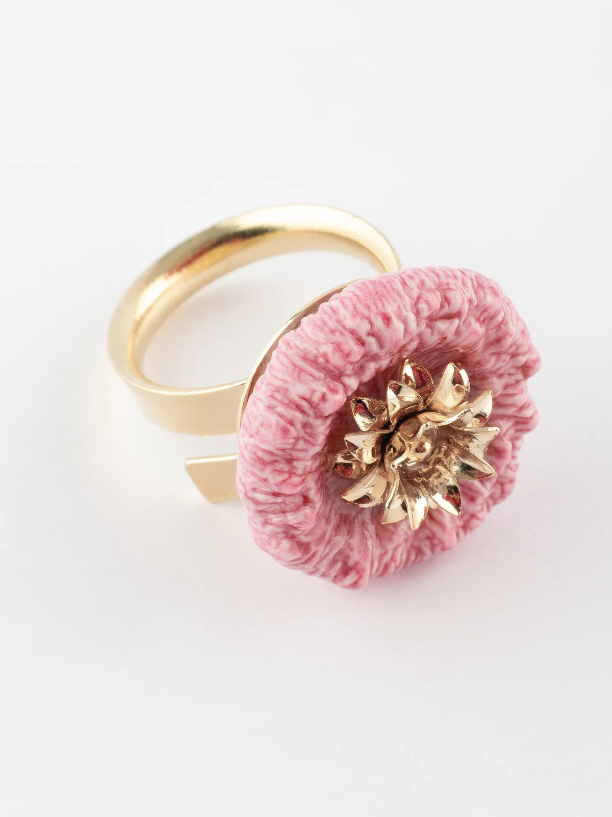 Bague chardon rose - Image 4