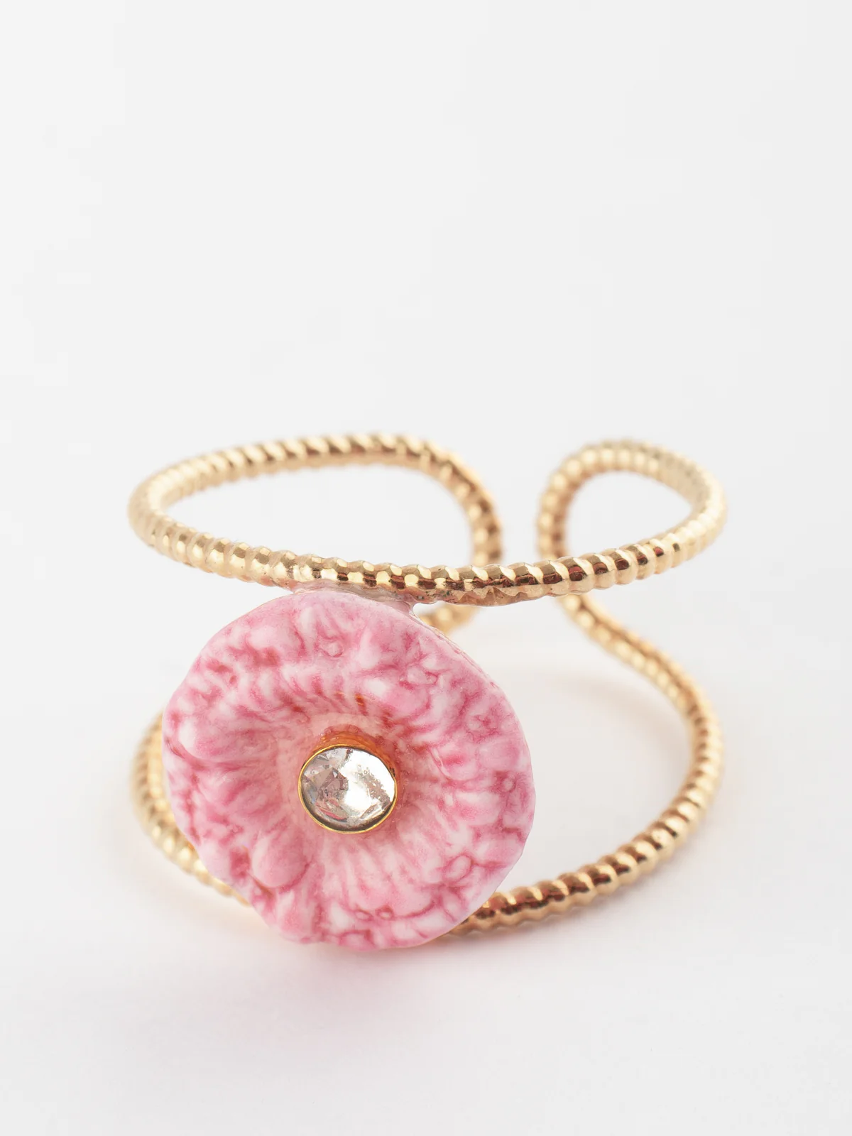 Bague double anneau chardon - Image 7