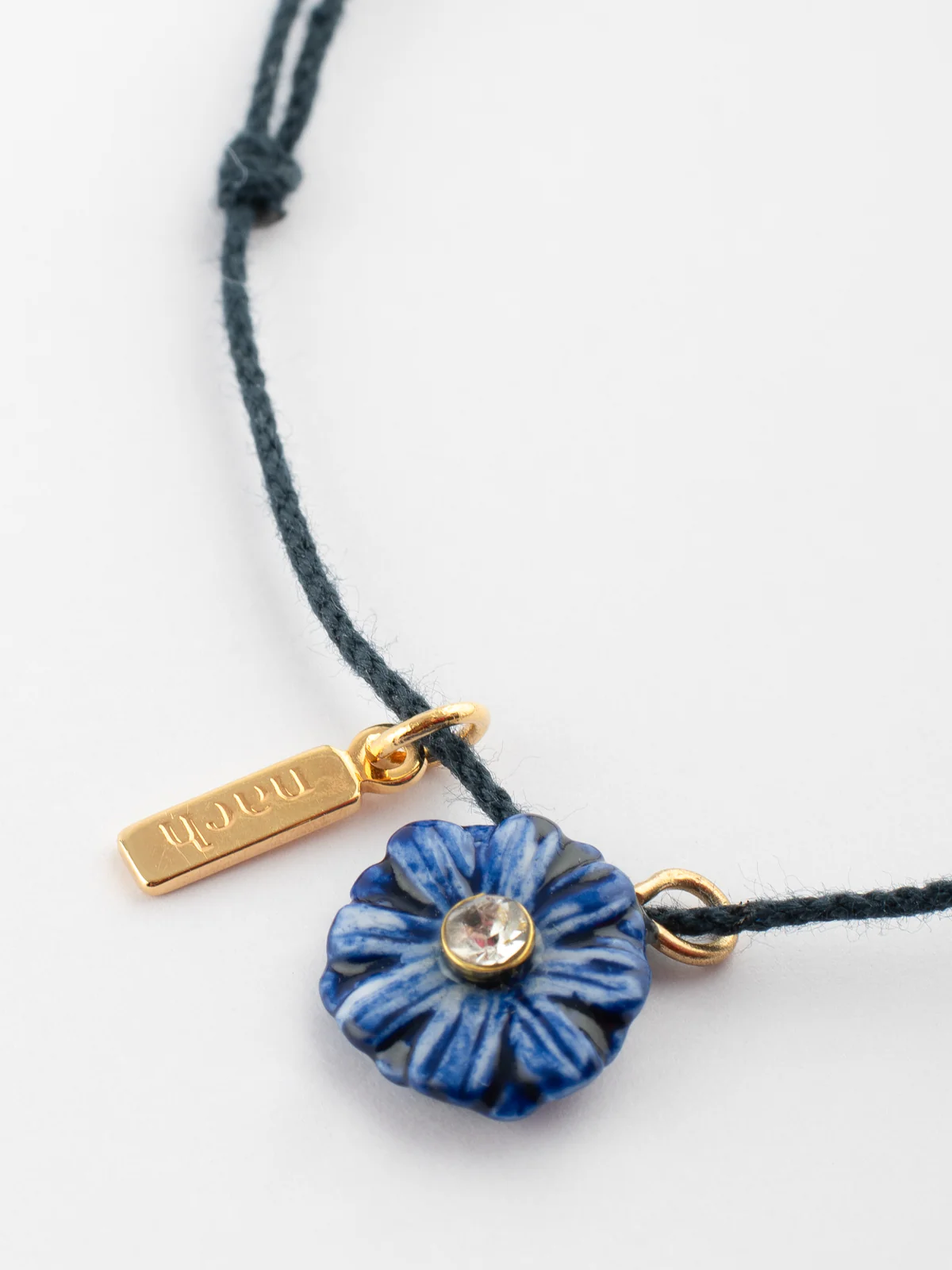 Bracelet cordon chardon bleu - Image 3