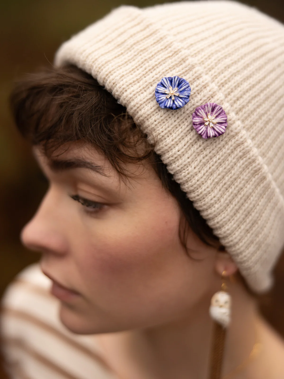 Pin's chardon bleu - Image 2