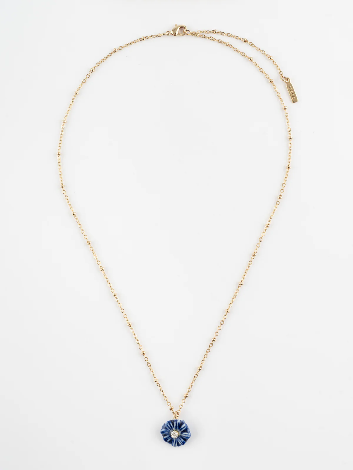 Collier chardon bleu - Image 4