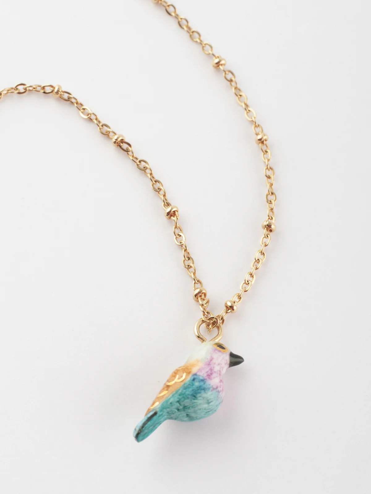 Collier oiseau rollier - Image 3