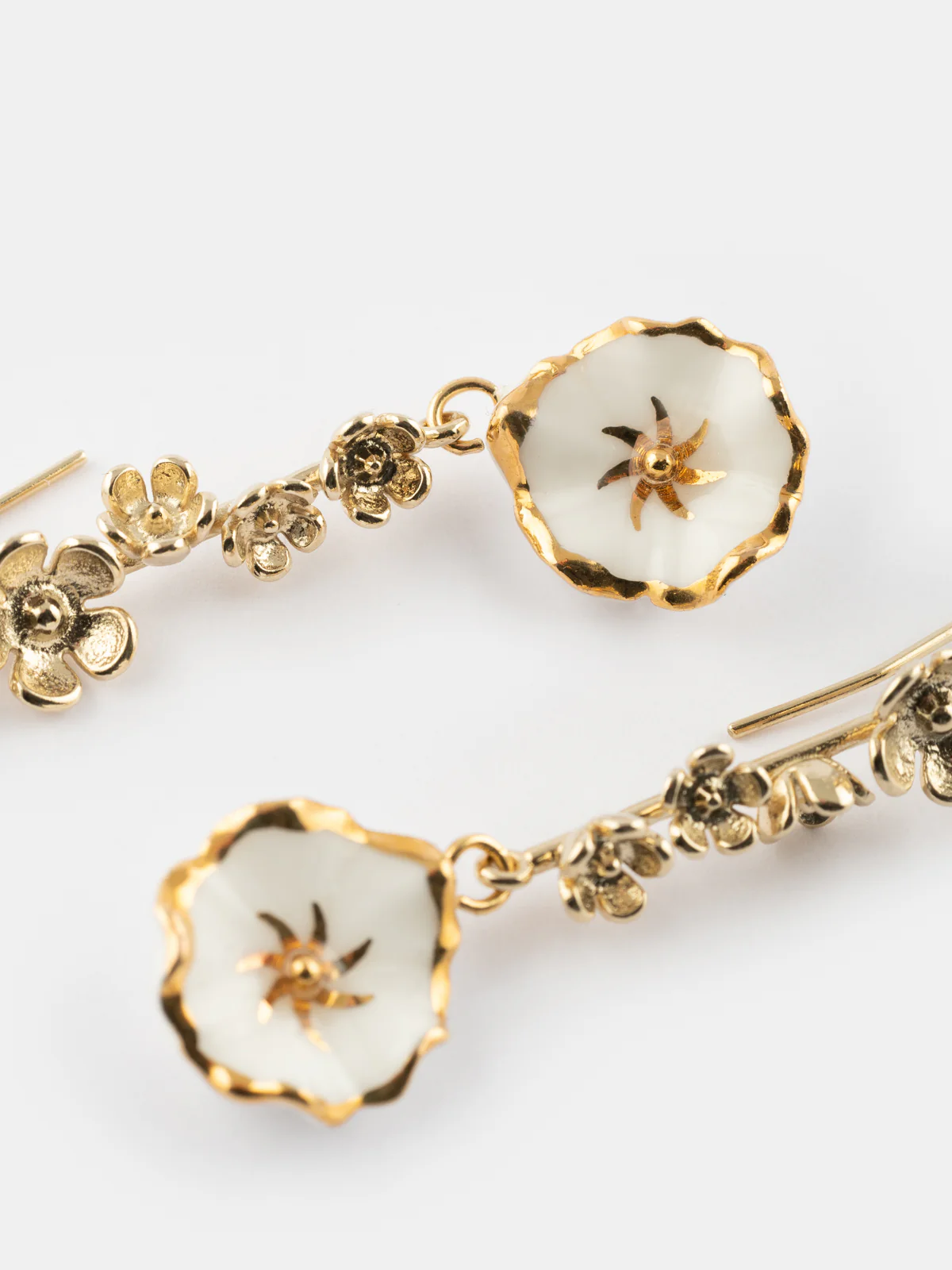 Boucles d'oreilles fleur des neiges - Arctique - Image 5