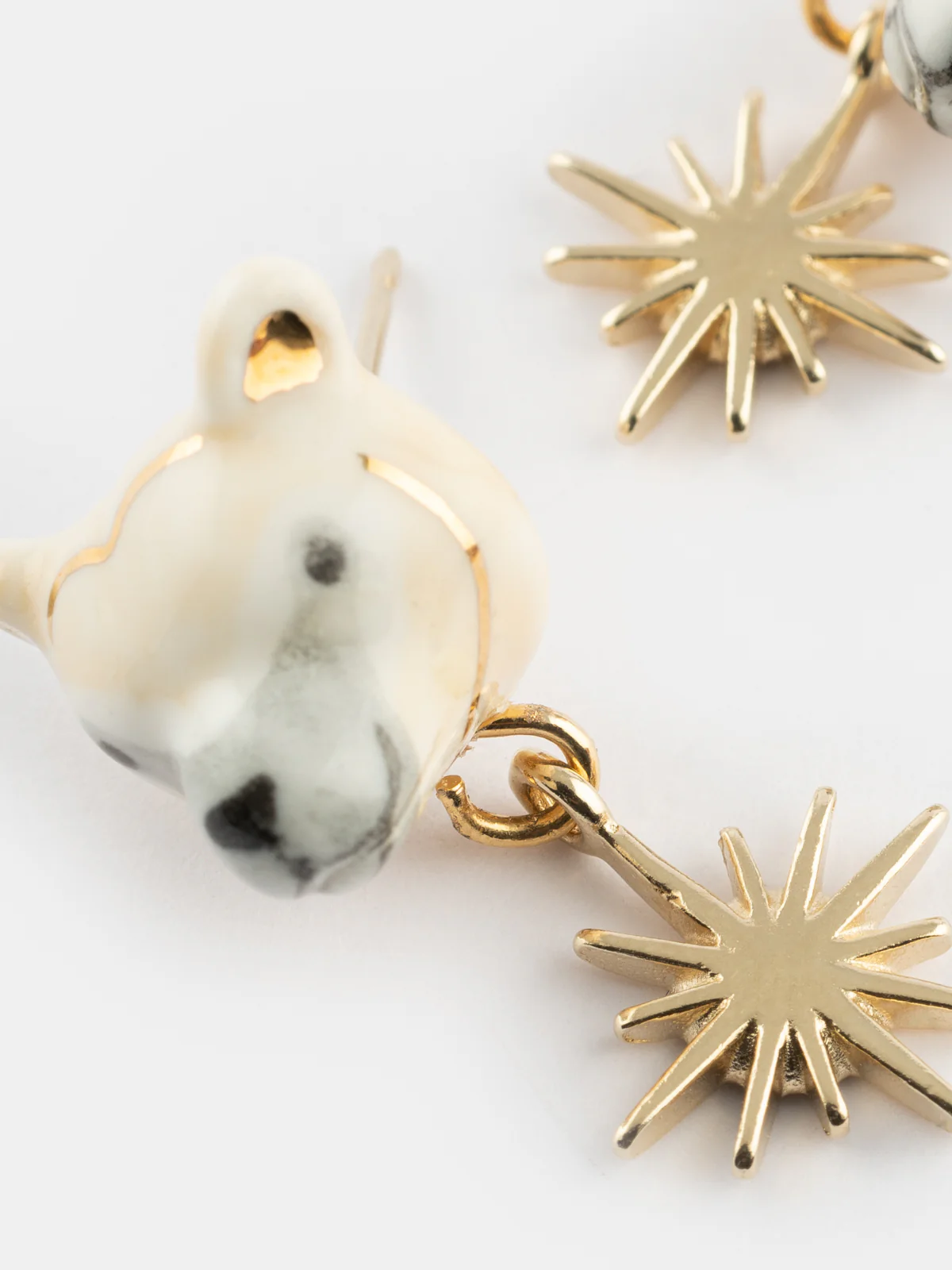 Boucles d'oreilles pendantes ours polaire - Arctique - Image 5