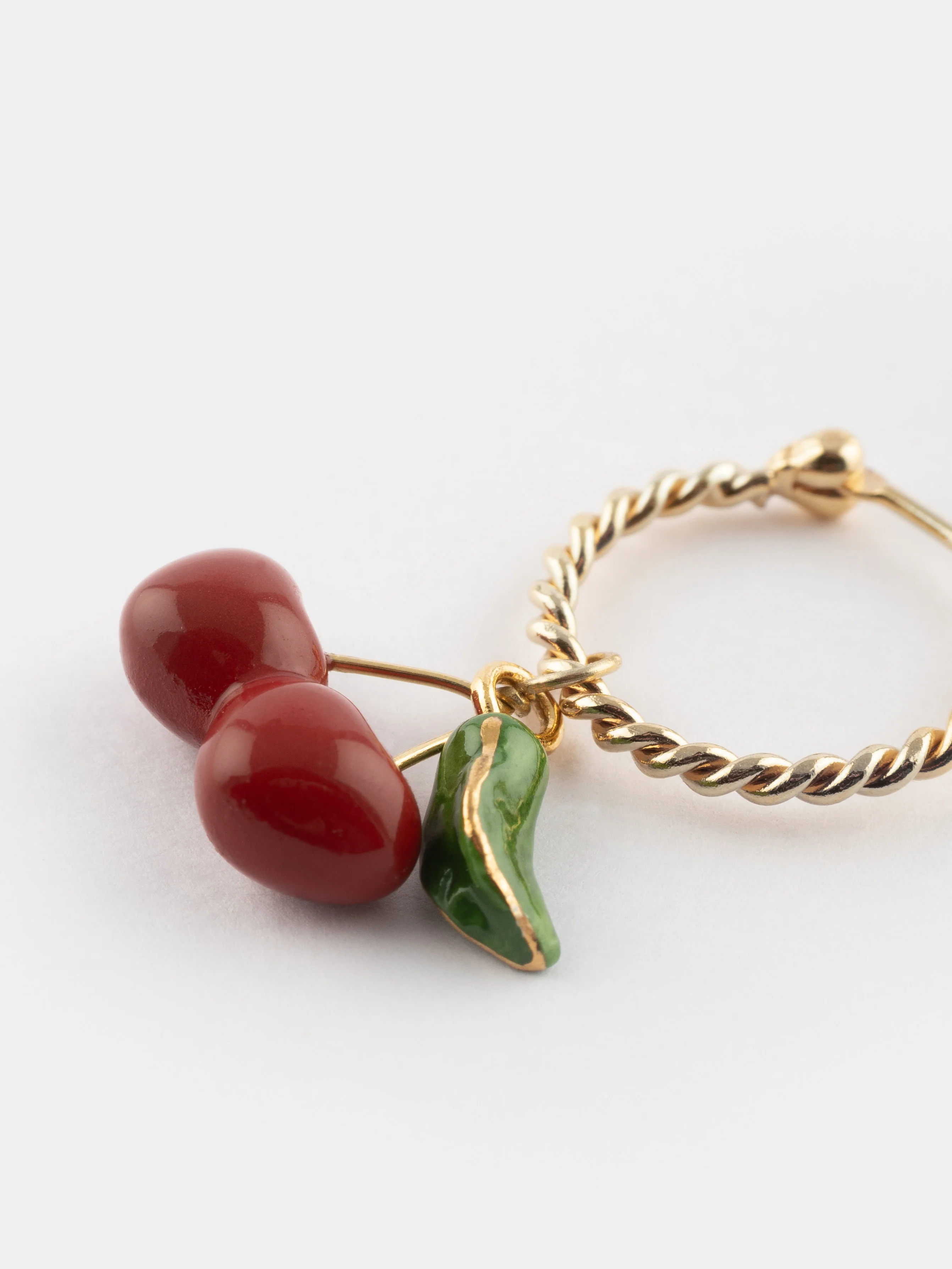 Mini créole cerises - Vendue à l'unité - Chérie Cherry - Image 2