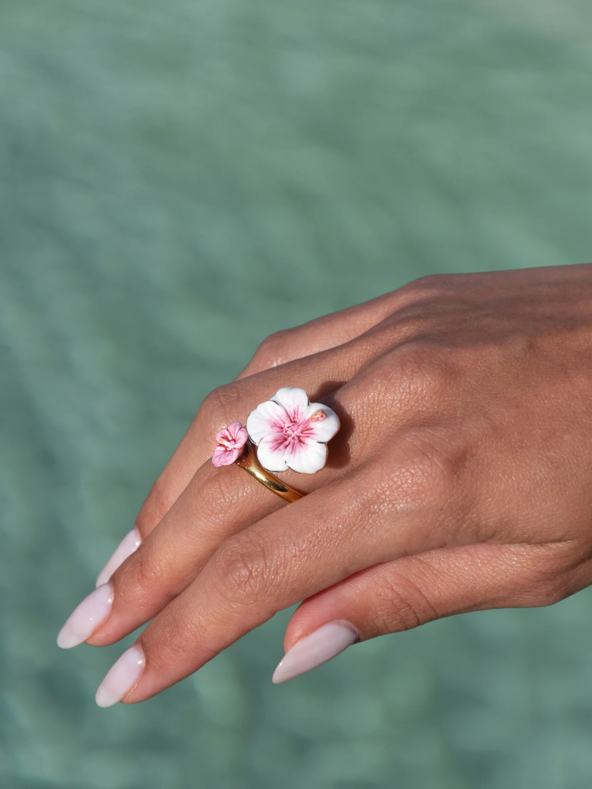 Bague FaceToFace hibiscus - Image 2