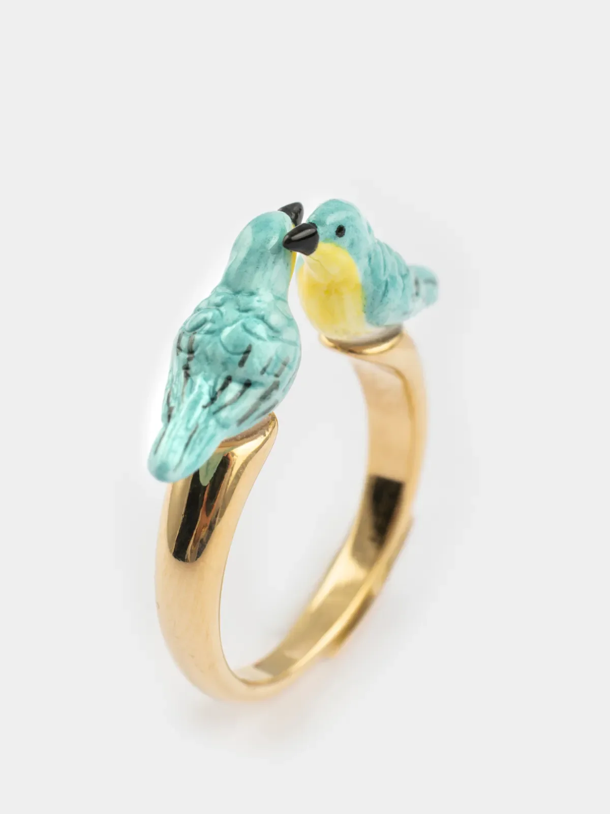 Bague FaceToFace oiseaux Parulines bleues - Image 3