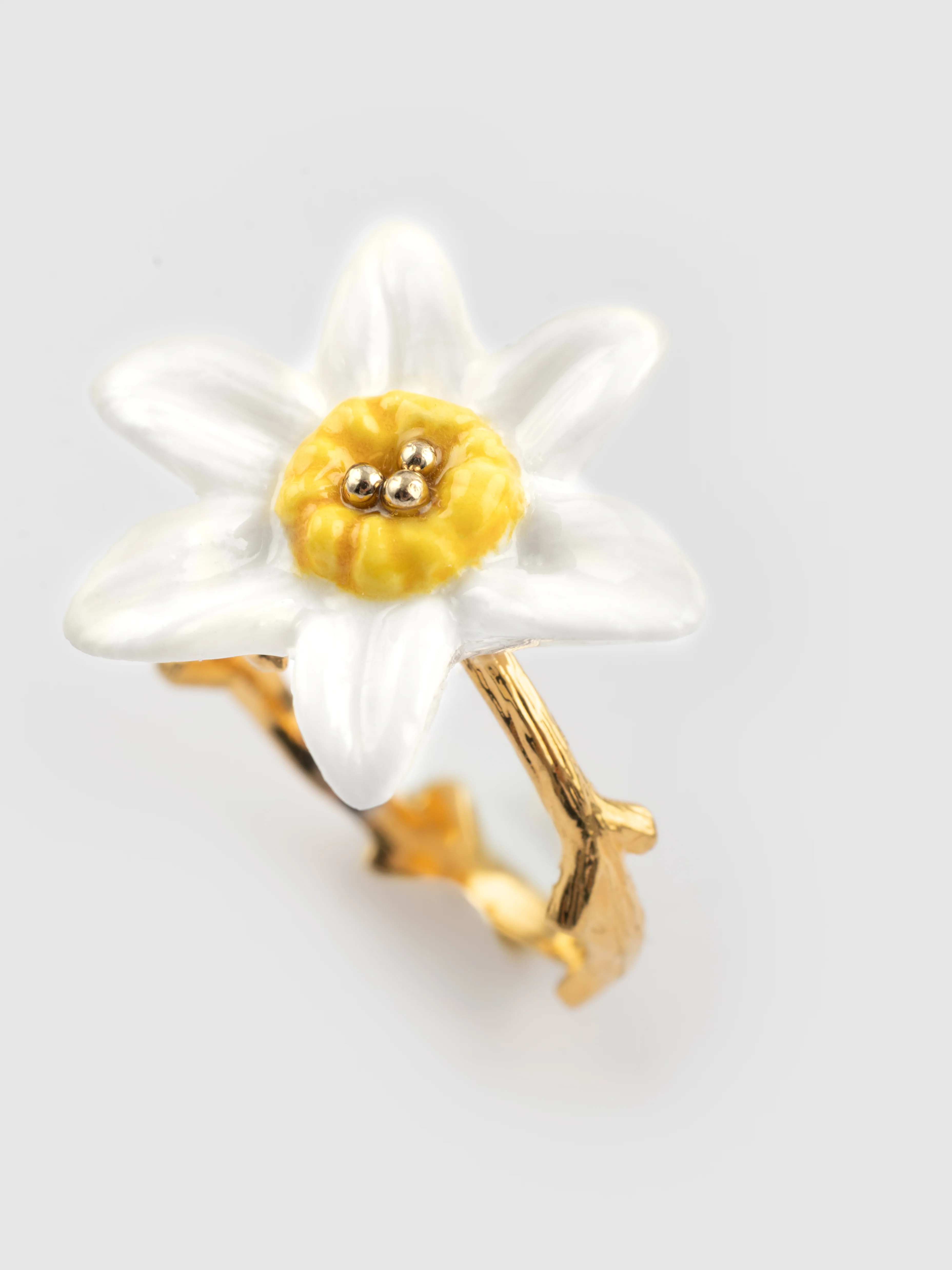 Bague branches Jonquille - Image 3