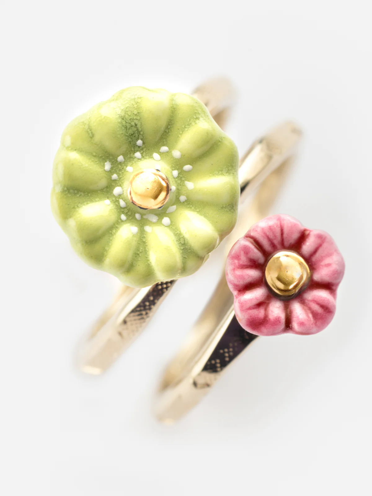Bague spirale à fleurs - Image 4