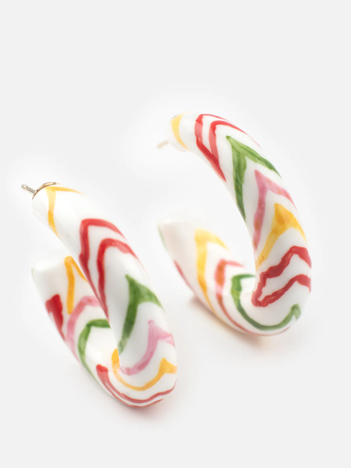 Boucles d’oreilles créoles Crazy Tiger - Image 4