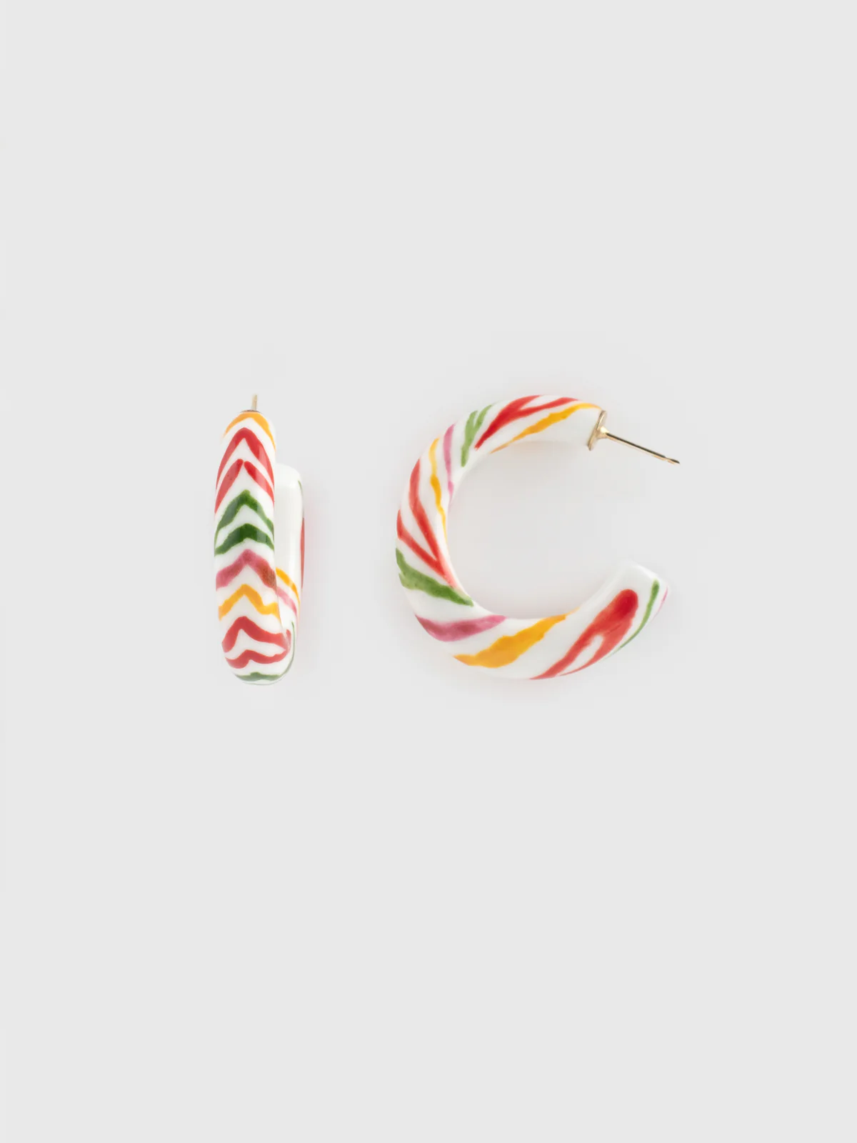 Boucles d’oreilles créoles Crazy Tiger - Image 6