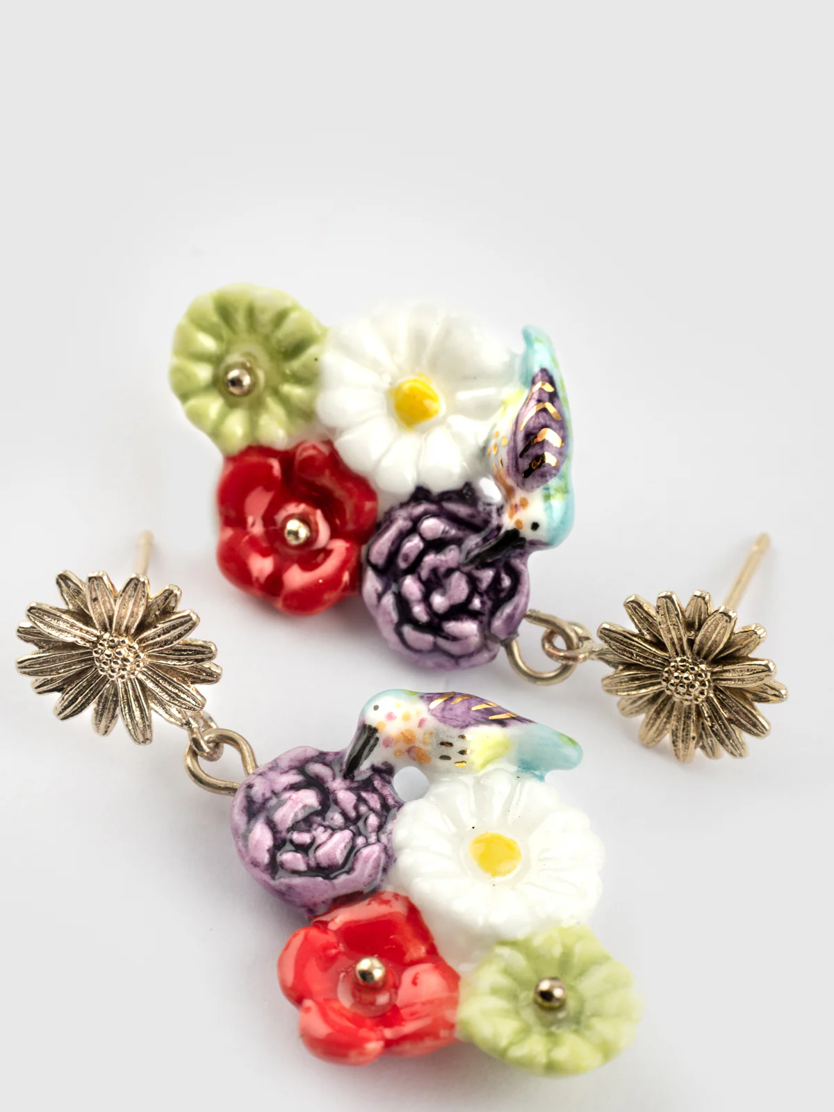 Boucles d'oreilles multifleurs - Image 3