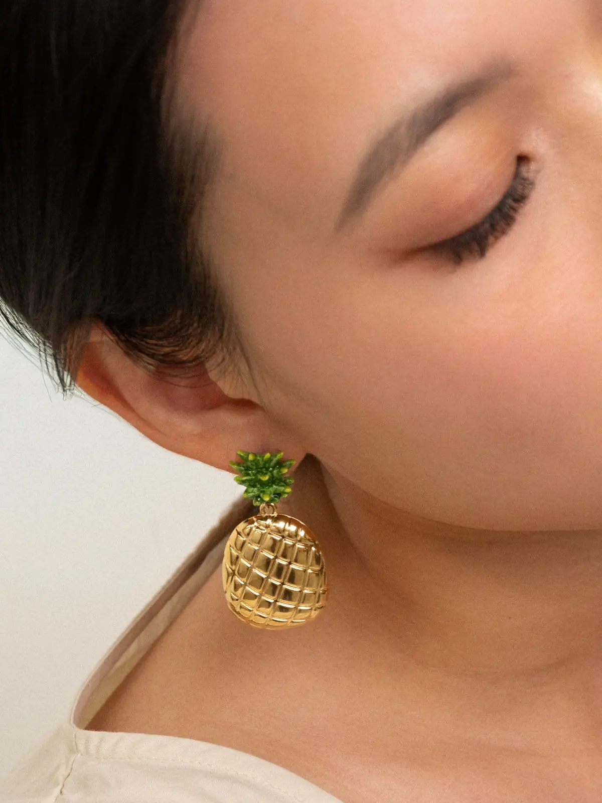 Boucles d’oreilles pendantes ananas - Image 5