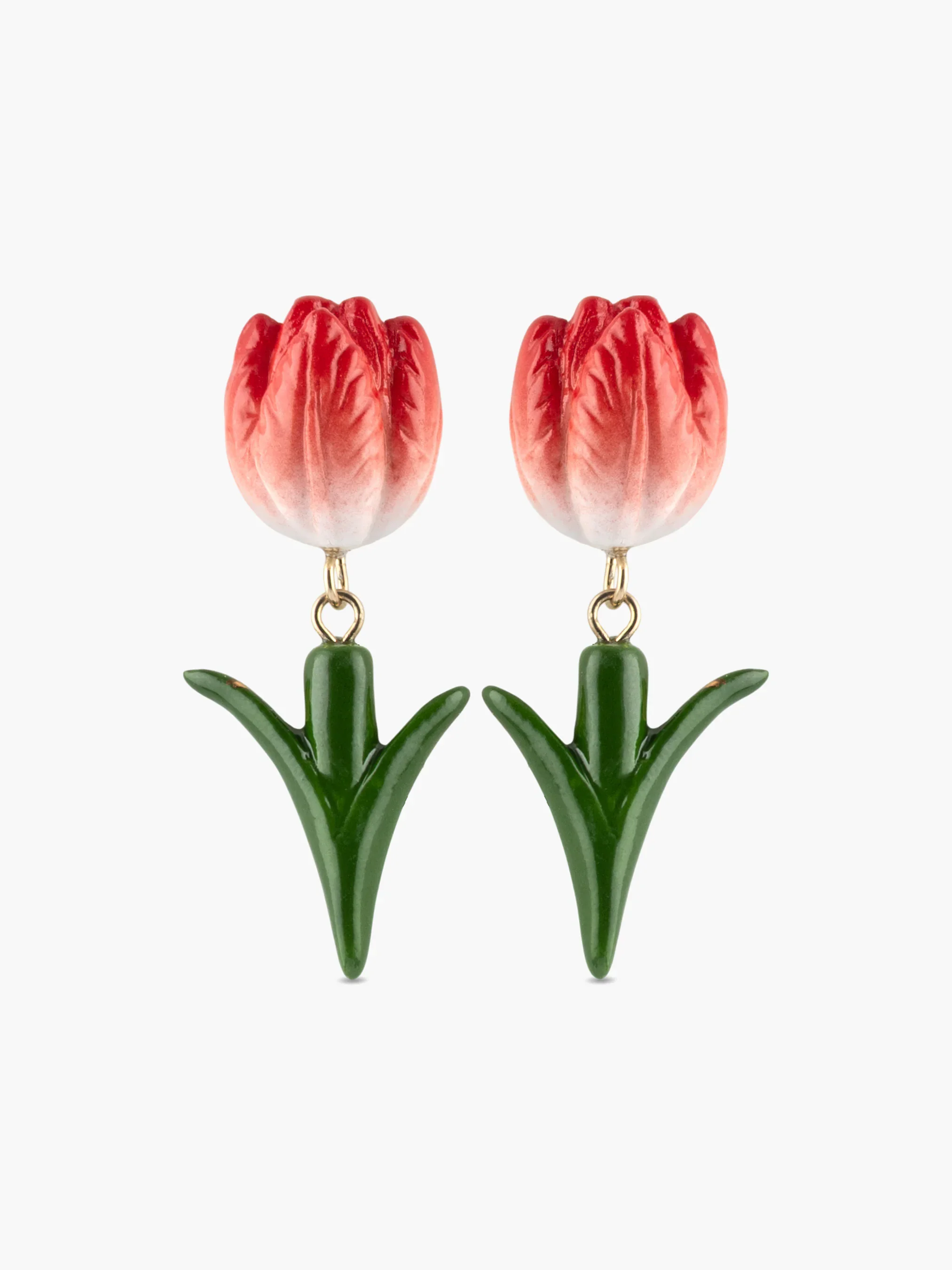 Boucles d’oreilles pendantes Tulipe